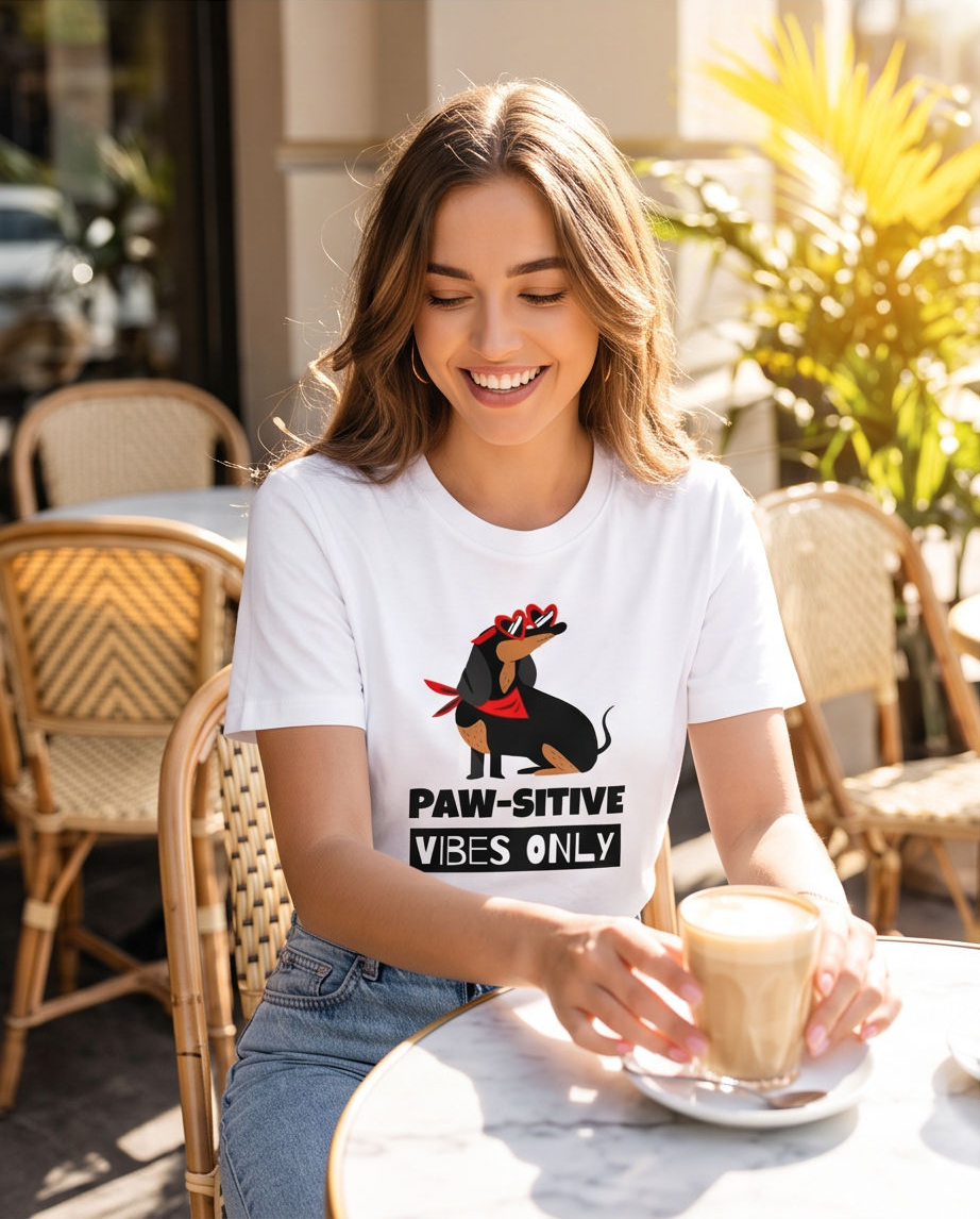 Paw-sitive Vibes T-Shirt